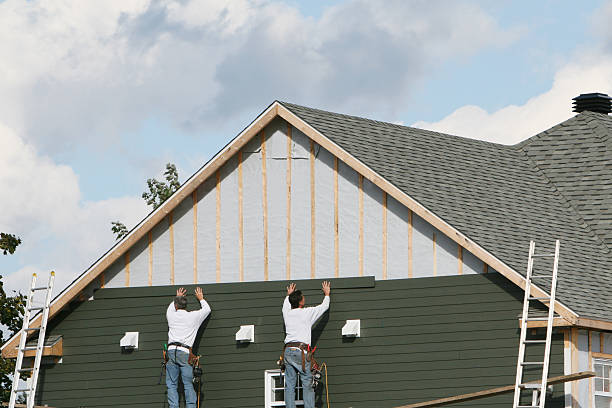 Professional Siding technician working in Jones Mills, PA